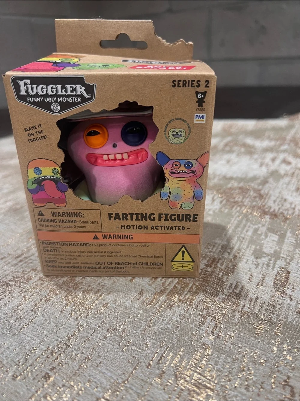 Series 2 Pink Farting Figure - Motion Activated Kids Toy